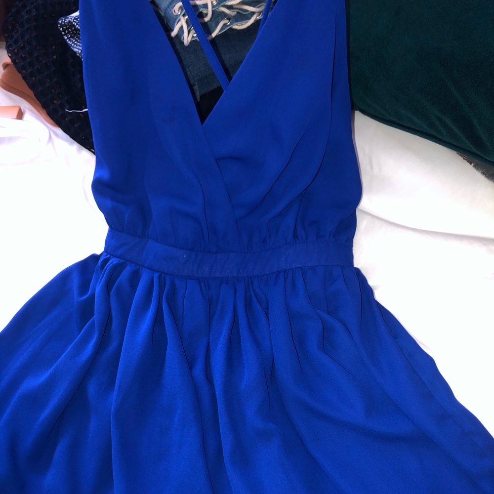 Royal blue jumpsuit